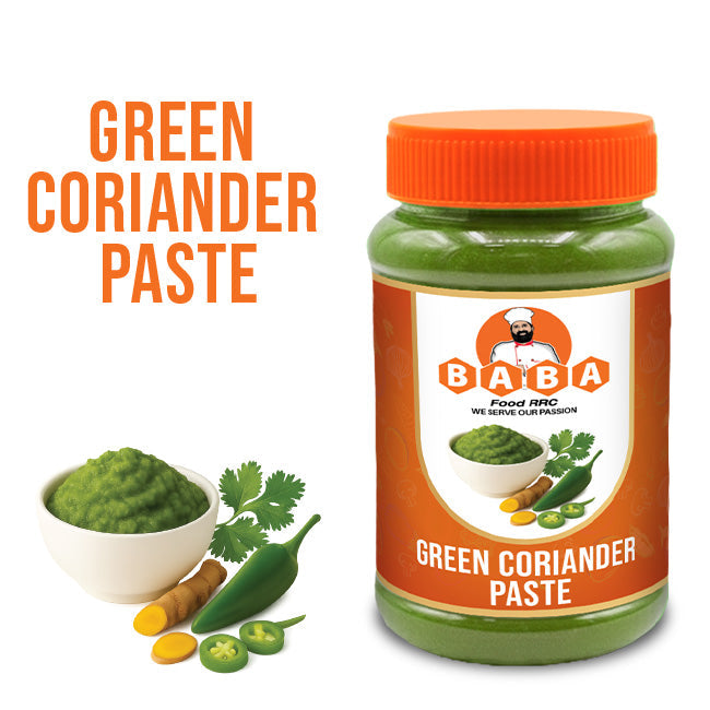 Green Coriander  Paste – Fresh & Aromatic Natural Coriander Leaves